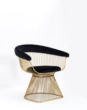 VIG Furniture Modrest Chandler Black Velvet & Gold Dining Chair VGZAY007-BLKGLD