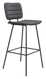 EE2705 100% Polyurethane, Plywood, Steel Modern Commercial Grade Bar Chair Set - Set of 2