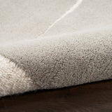 Nourison Modern Edge MDE02 Modern & Contemporary Handmade Hand Tufted Indoor only Area Rug Grey 7'9" x 9'9" 99446012432