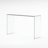 Cadyn Clear 12Mm Tempered Glass Console Table