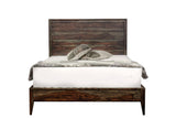 Porter Designs Fall River Solid Sheesham Wood Queen Contemporary Bed Gray 04-117-14-4479-KIT