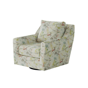 Fusion 67-02G-C Transitional Swivel Glider Chair 67-02G-C Jasmine Lily