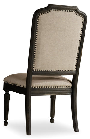 Hooker Furniture - Set of 2 - Corsica Traditional-Formal Uph Side Chair in Acacia Solids and Veneers 5280-75411