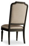 Corsica Traditional-Formal Uph Side Chair In Acacia Solids And Veneers - Set of 2