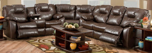 Southern Motion Avalon 838-31,28,83 Transitional  Leather Reclining Sectional 838-31,28,83 903-22