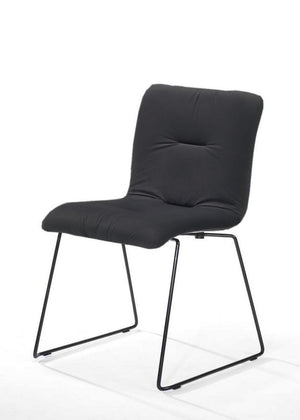 VIG Furniture Modrest Yannis - Modern Dark Grey Fabric Dining Chair (Set of 2) VGMAMI-913-DK-GRAY