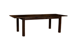 Porter Designs Urban Solid Sheesham Wood 72" - 96" Butterfly Extension Contemporary Dining Table Gray 07-117-01-1127O