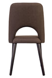 Porter Designs Prato Upholstered Transitional Dining Chair Brown 07-204C-02-683-1