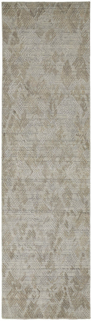 Elias 6718F Viscose / Wool Handwoven Abstract Rug