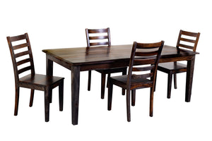 Porter Designs Sonora Solid Sheesham Wood Natural Dining Table Gray 07-116-01-801M