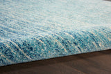 Nourison Passion PSN09 Modern Machine Made Power-loomed Indoor Area Rug Navy/Light Blue 9' x 12' 99446854773