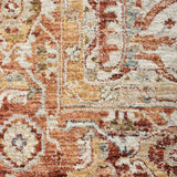 Nourison Petra PTR02 Persian Machine Made Power-loomed Indoor only Area Rug Ivory 9'3" x 12'7" 99446027092