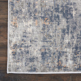 Nourison Rustic Textures RUS01 Painterly Machine Made Power-loomed Indoor Area Rug Grey/Beige 7'10" x 10'6" 99446461896