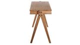 Porter Designs Portola Solid Acacia Wood Transitional Desk Brown 04-108-23-9190