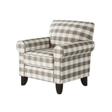 Fusion 512-C Transitional Accent Chair 512-C Brock Berber  Accent Chair