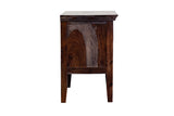 Porter Designs Sonora Solid Sheesham Wood Natural Nightstand Gray 04-116-04-0433M