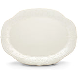 French Perle White™ 16" Oval Serving Platter - Set of 2