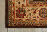 Nourison Living Treasures LI04 Persian Machine Made Loomed Indoor only Area Rug Brown 8'3" x 11'3" 99446677396