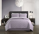 Chyle Lavender Queen 3pc Quilt Set