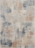 Nourison Rustic Textures RUS02 Painterly Machine Made Power-loomed Indoor Area Rug Beige/Grey 9'3" x 12'9" 99446461971
