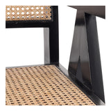 Bordeaux Rattan Dining Chair Black/Natural