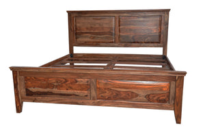 Porter Designs Sonora Solid Sheesham Wood King Natural Bed Brown 04-116-17-7720-KIT