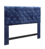 Rivka Navy Queen Velvet Headboard