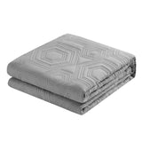 Rhapsody Grey King 3pc Quilt Set