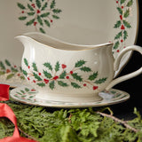 Lenox Holiday Gravy Boat & Stand 843318