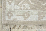 Nourison Elan ELN05 Vintage Handmade Knotted Indoor only Area Rug Grey 8'6" x 11'6" 99446378019