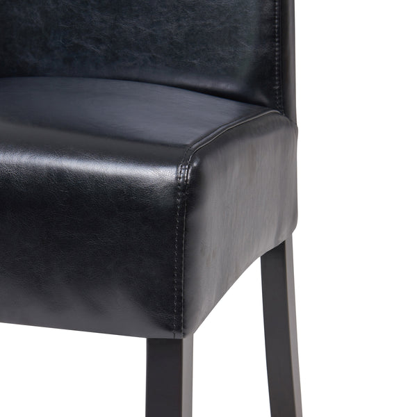 Valencia Bonded Leather Dining Chair Set of 2 - Stylish, Modern Design for Any Dining Room Decor