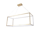 Bethel Gold LED Chandelier in Stainless Steel