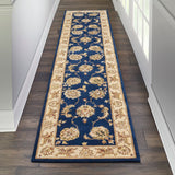 Nourison Nourison 2000 2022 Persian Handmade Tufted Indoor Area Rug Navy 2'3" x  8' 99446709417