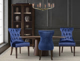 Dickens Navy Velvet Dining Chair, Set of 2