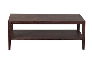 Porter Designs Fall River Solid Sheesham Wood Contemporary Coffee Table Gray 05-117-02-4896