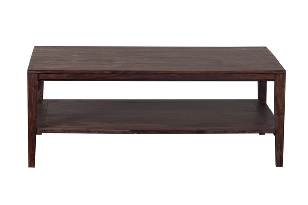 Porter Designs Fall River Solid Sheesham Wood Contemporary Coffee Table Gray 05-117-02-4896