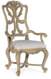 Castella Wood Back Arm Chair - Set of 2