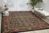 Nourison Nourison 2020 NR201 Persian Machine Made Loomed Indoor Area Rug Navy 8' x 10'6" 99446363817