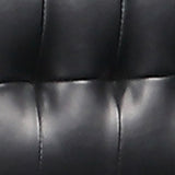 Lorenzo Black Leather Club Chair