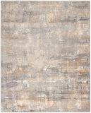 Nourison Calvin Klein Ck950 Rush CK951 Modern Machine Made Power-loomed Indoor Area Rug Grey/Beige 9' x 12' 99446818997