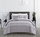 Brice Lilac Twin 4pc Comforter Set