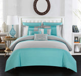 Ayelet Turquoise King 10pc Comforter Set