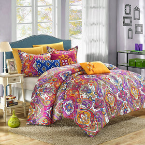 Mumbai Fuchsia Queen 8pc Non Kit Comforter