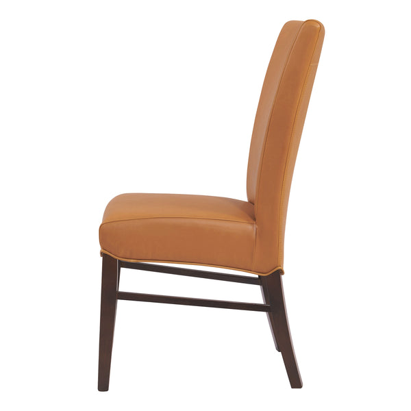 Milton Bonded Leather Dining Chairs - Set of 2, Stylish Accent Chairs for Modern Home Decor