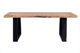 Porter Designs Manzanita Live Edge Solid Acacia Wood Natural Coffee Table Natural 05-196-02-4610T-KIT