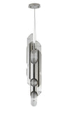 Bethel Chrome Pendant in Stainless Steel & Glass