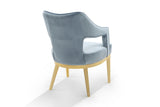 Gourdon Blue Accent Chair