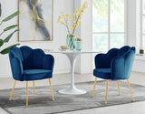 Mia Rose Navy Dining Chairs (1 per Carton)