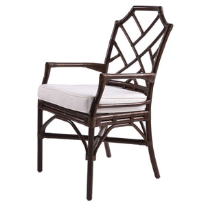 Kara Rattan Arm Chair Paloma Brown