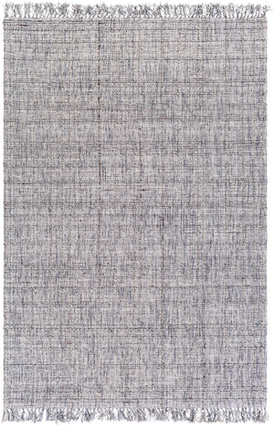 Yorkville YRK-2300 Modern Viscose, Wool, Polyester Rug YRK2300-81012 Light Gray, Dark Green, Ivory, Dark Brown, White 65% Viscose, 25% Wool, 10% Polyester 8'10" x 12'